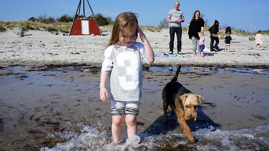 Laura og familie i Brøndby Strand